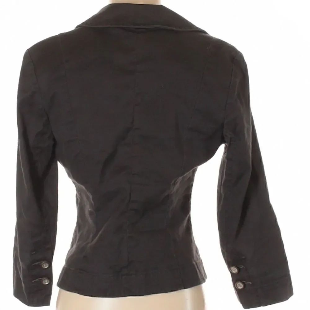 ANTHROPOLOGIE Level 99 Linen Grey Jacket - Picture 3 of 8